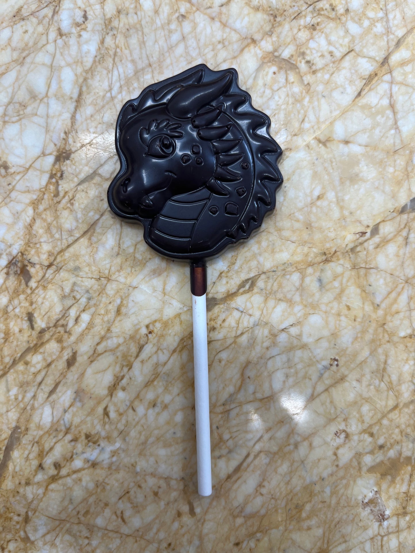 Dark Chocolate Lollypop - Dragon