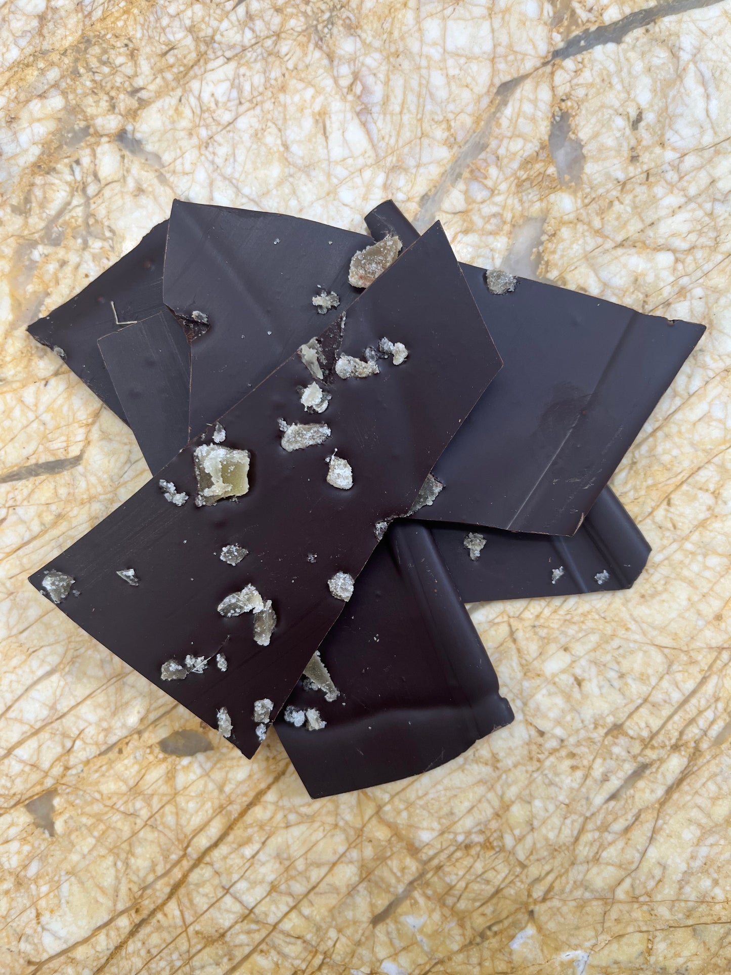 55% Dark Chocolate with Crystallised Ginger