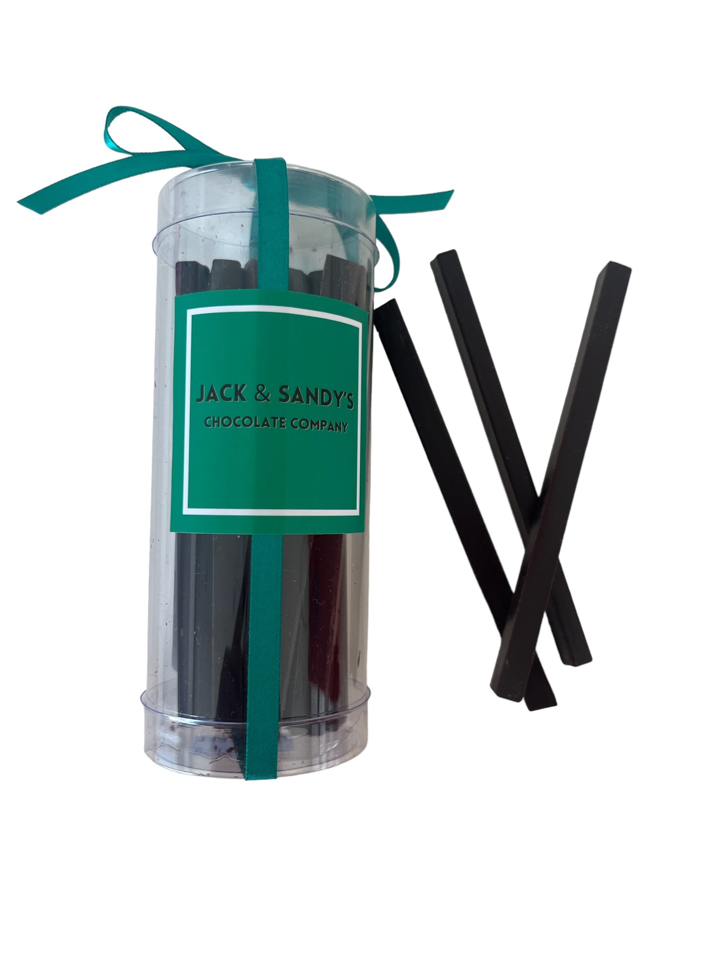 55% Dark Chocolate Sticks with Peppermint Oil