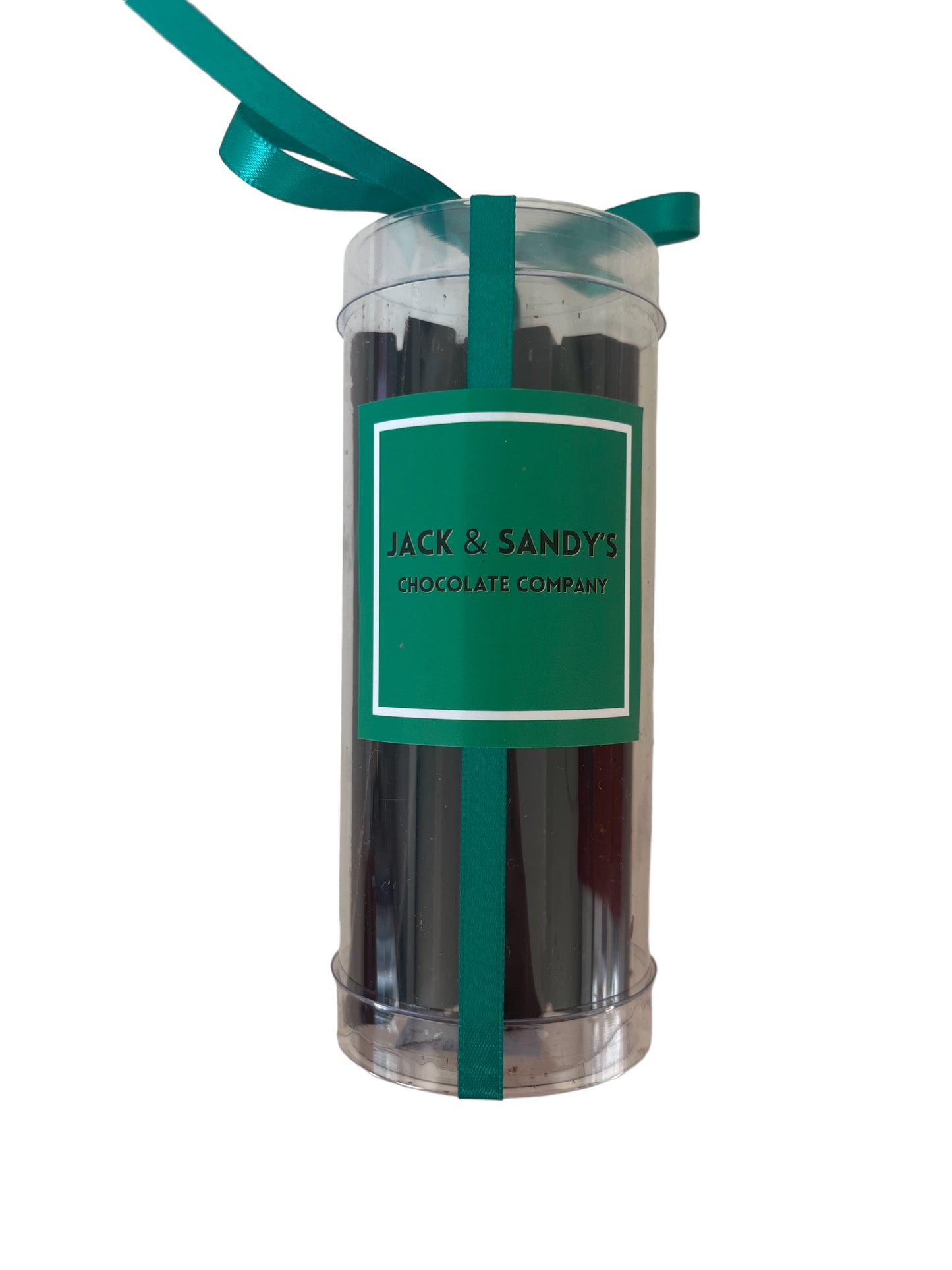 55% Dark Chocolate Sticks with Peppermint Oil