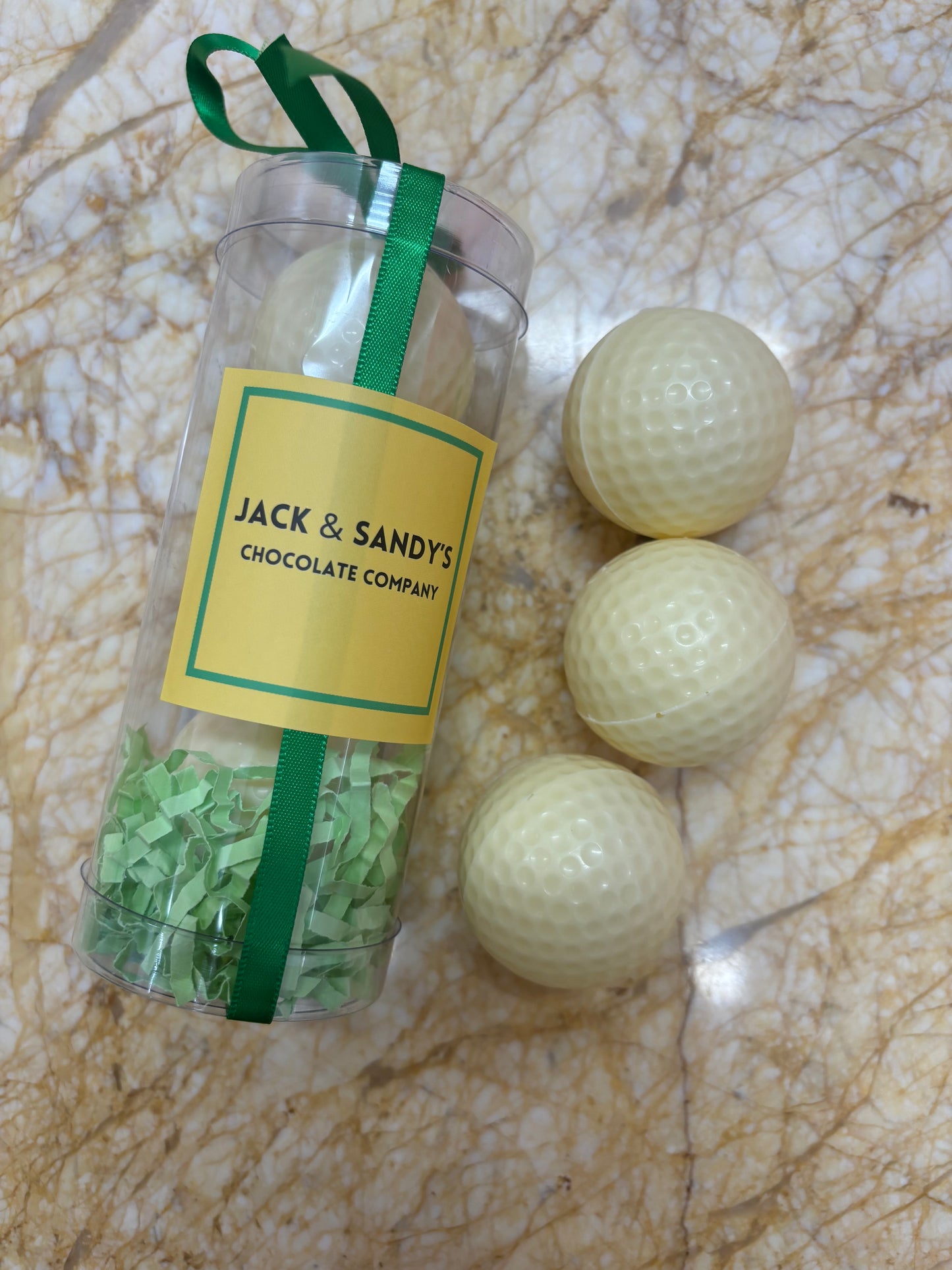 White Chocolate Golf Balls