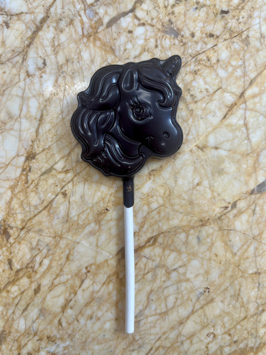 Dark Chocolate Lollypop - Unicorn